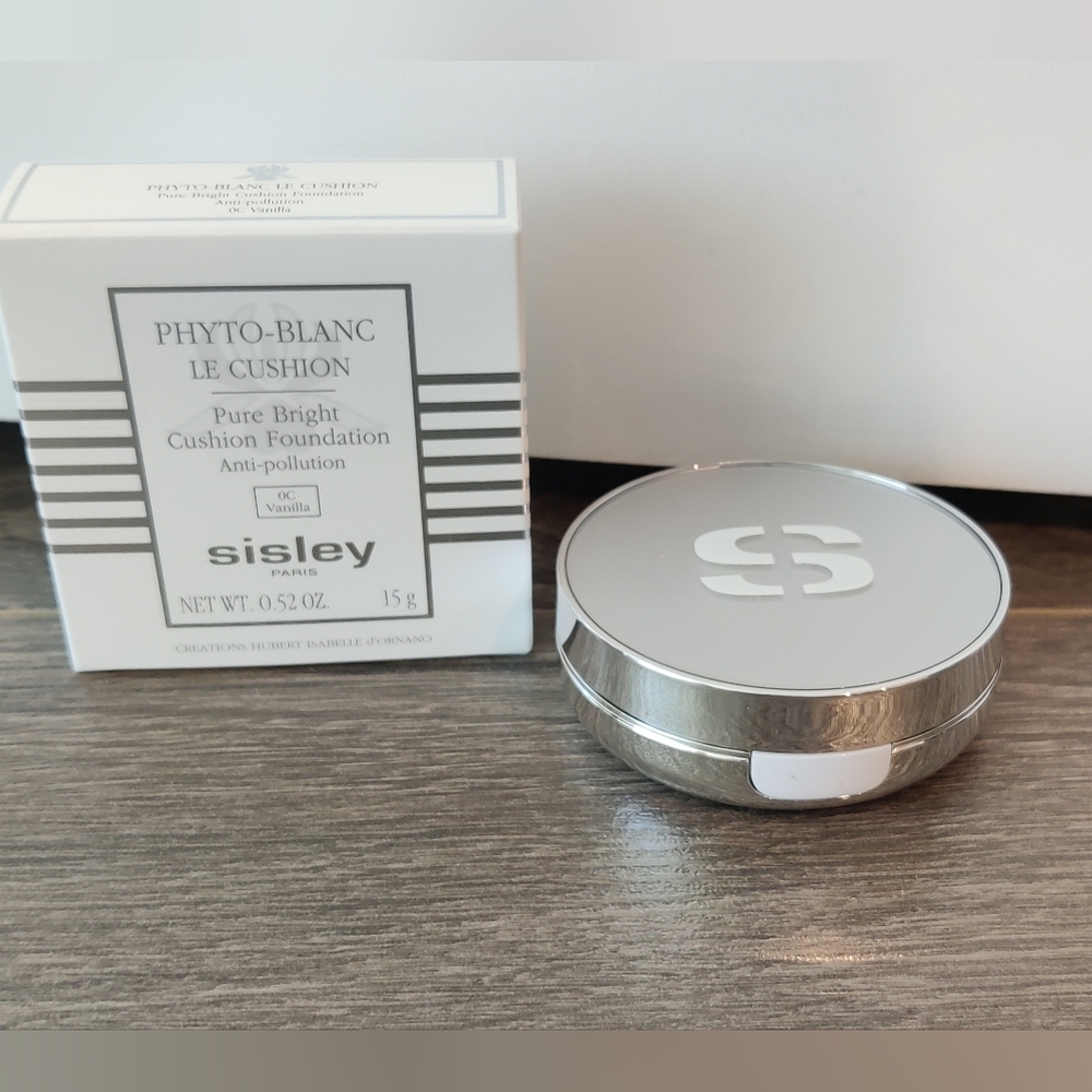 Brand New SISLEY PARIS Phyto-Blanc Le Cushion Compact Foundation OC Vanilla